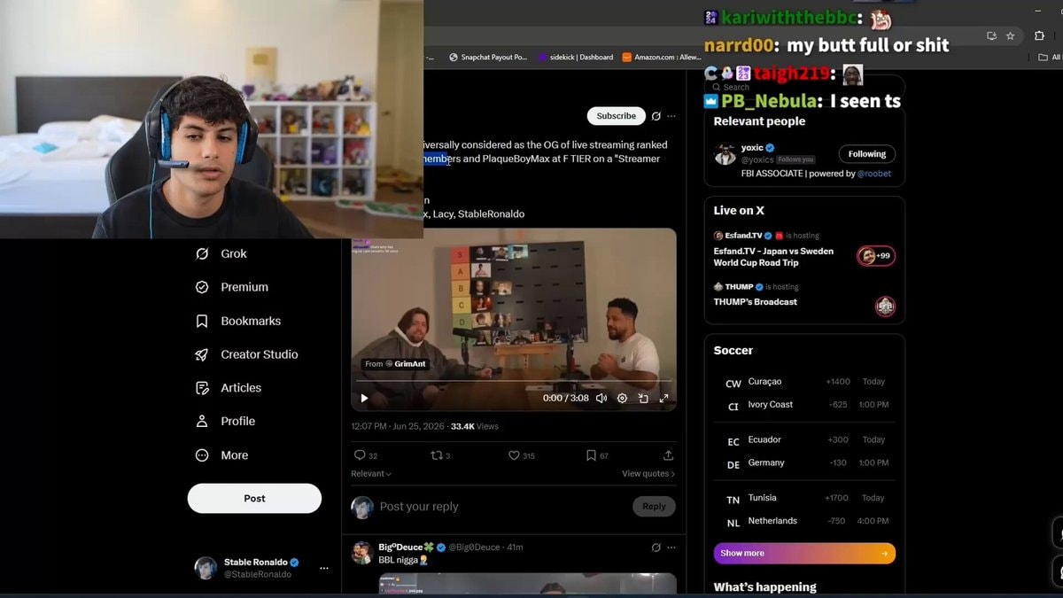 StableRonaldo reacts to Sodapoppin F tier ranking
