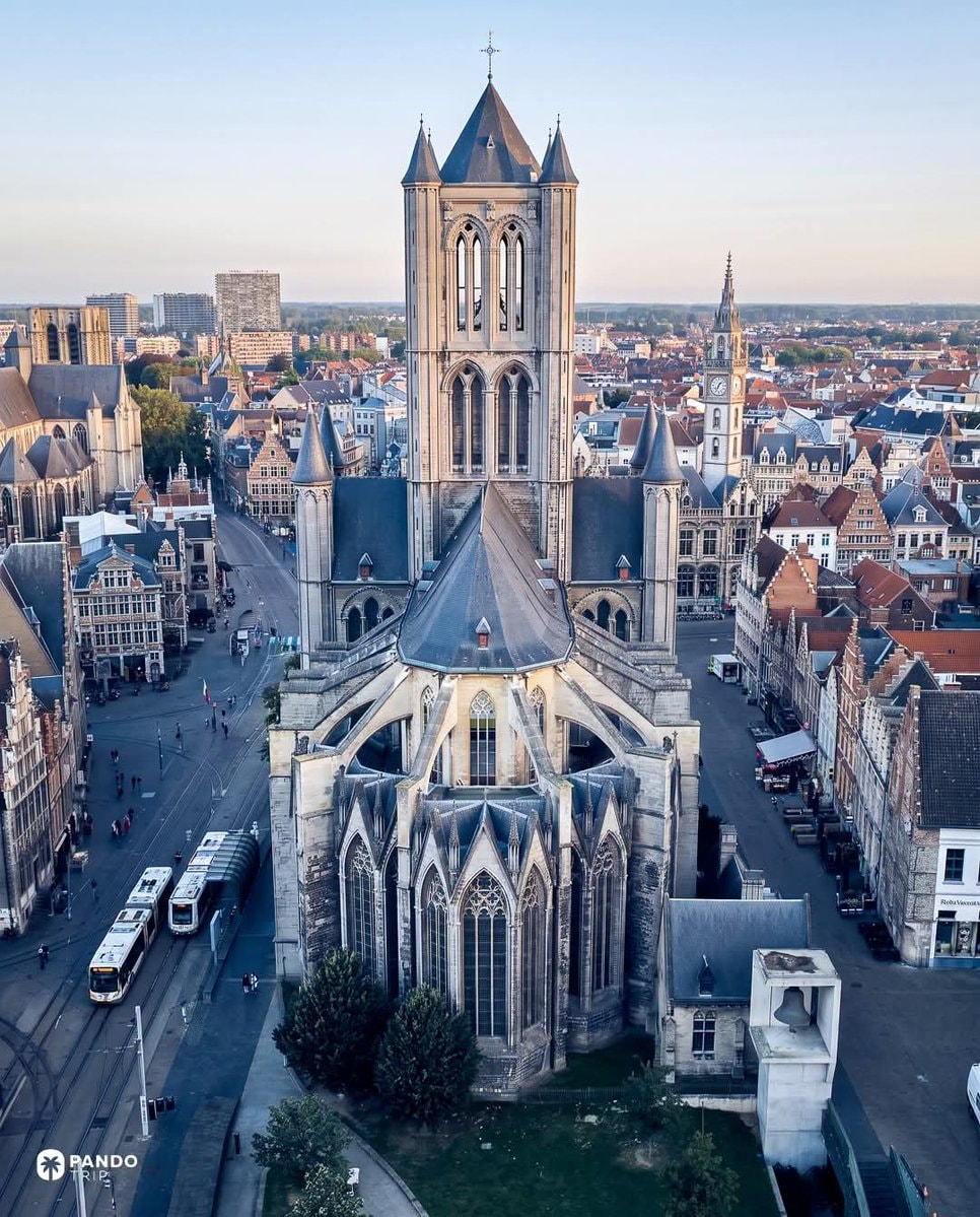 Ghent Belgium canal cityscape (photo 4 of 4)