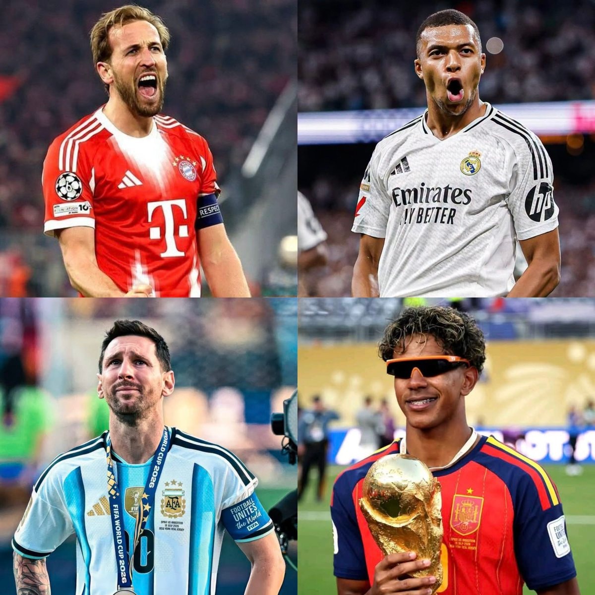 2026 Ballon d'Or candidates Kane Messi Yamal 2026 Ballon d'Or candidates Kane Messi Yamal