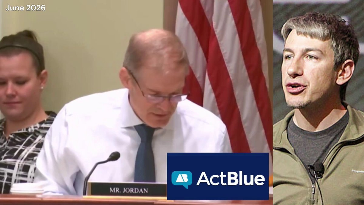 Rep. Jim Jordan ActBlue June 2026