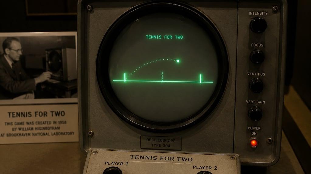 Tennis for Two 1958 oscilloscope