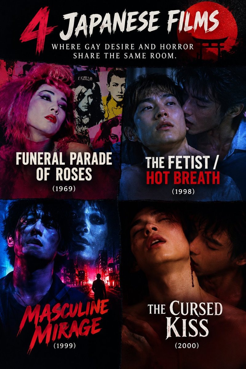 4 Japanese Films Where Gay Desire and Horror Share the Same Room