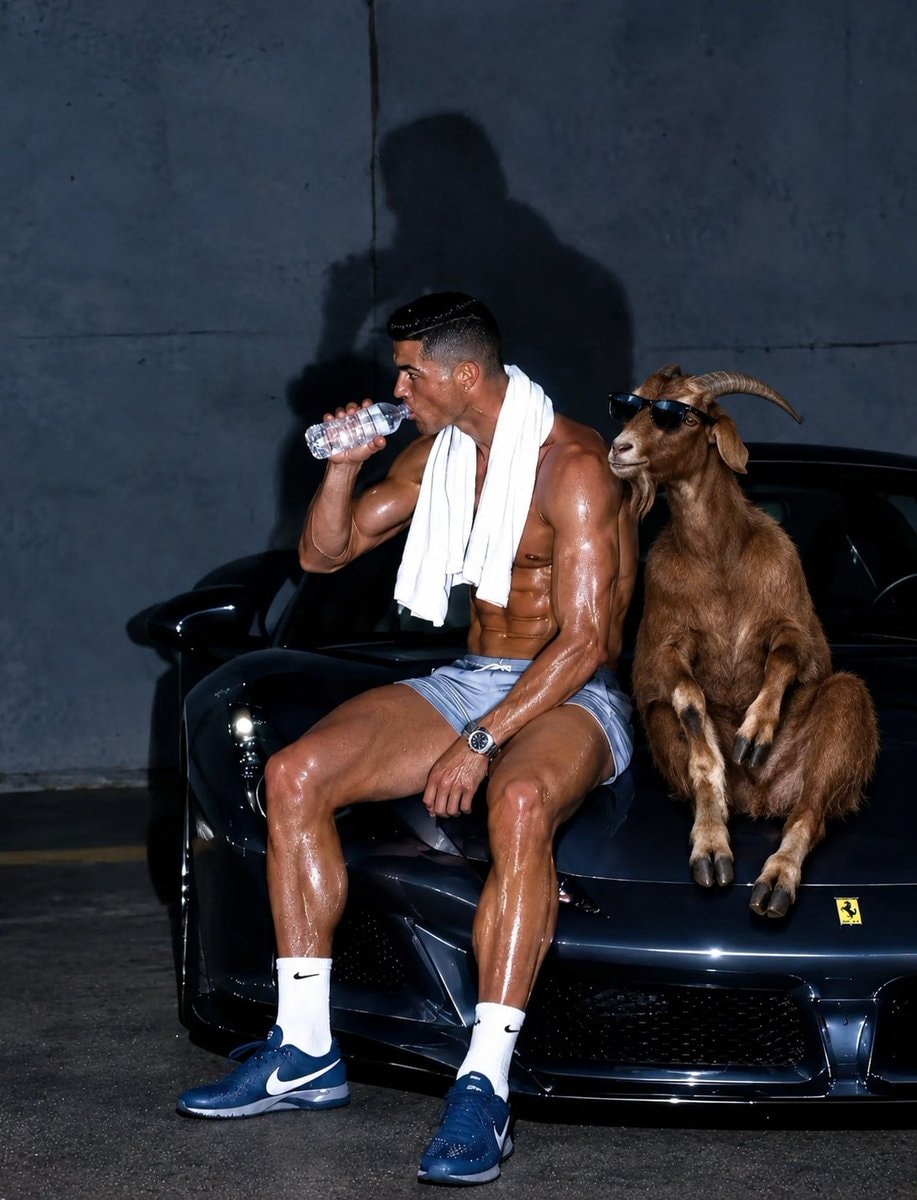 Cristiano Ronaldo main character energy