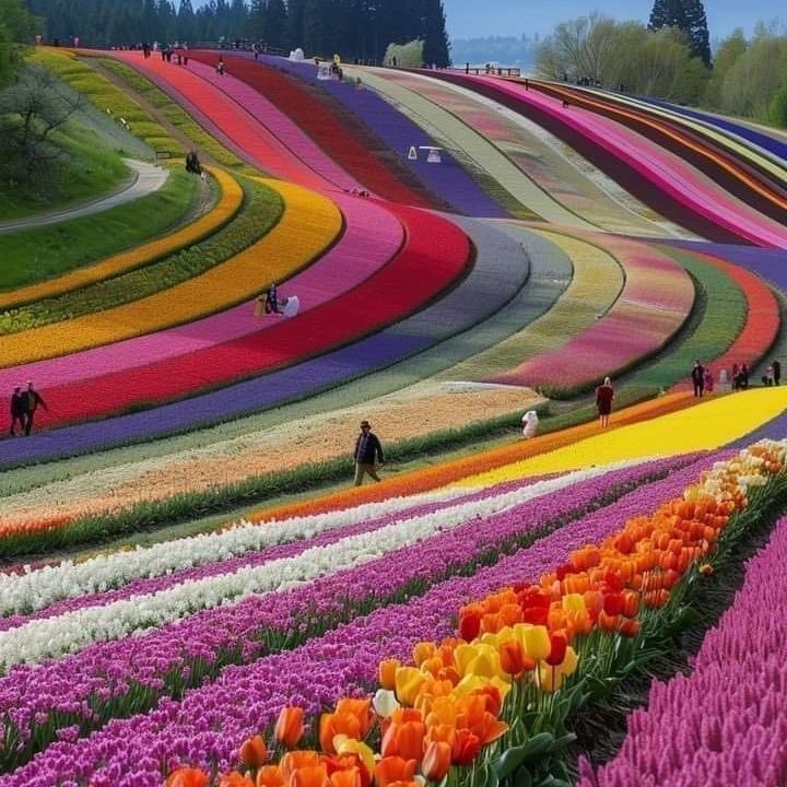 Netherlands tulip fields (photo 2 of 4) Netherlands tulip fields (photo 2 of 4)