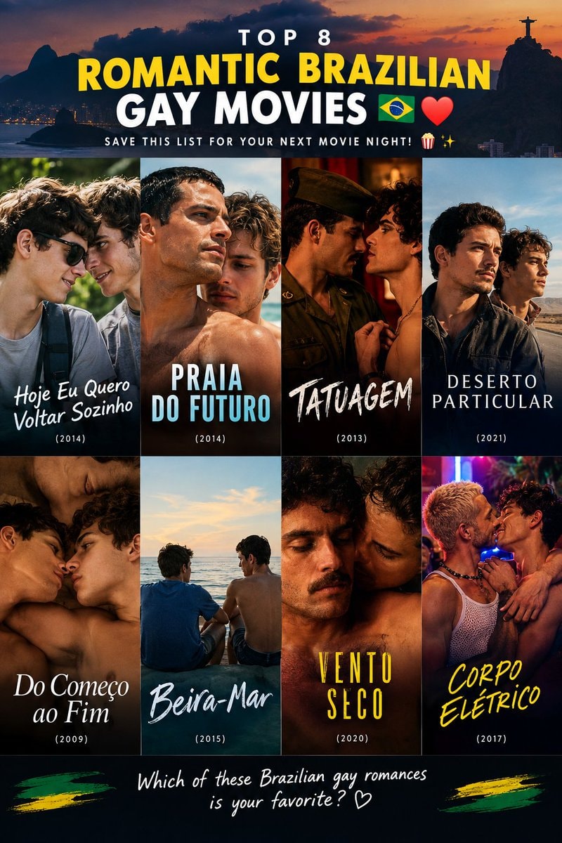8 romantic Brazilian gay movies to save