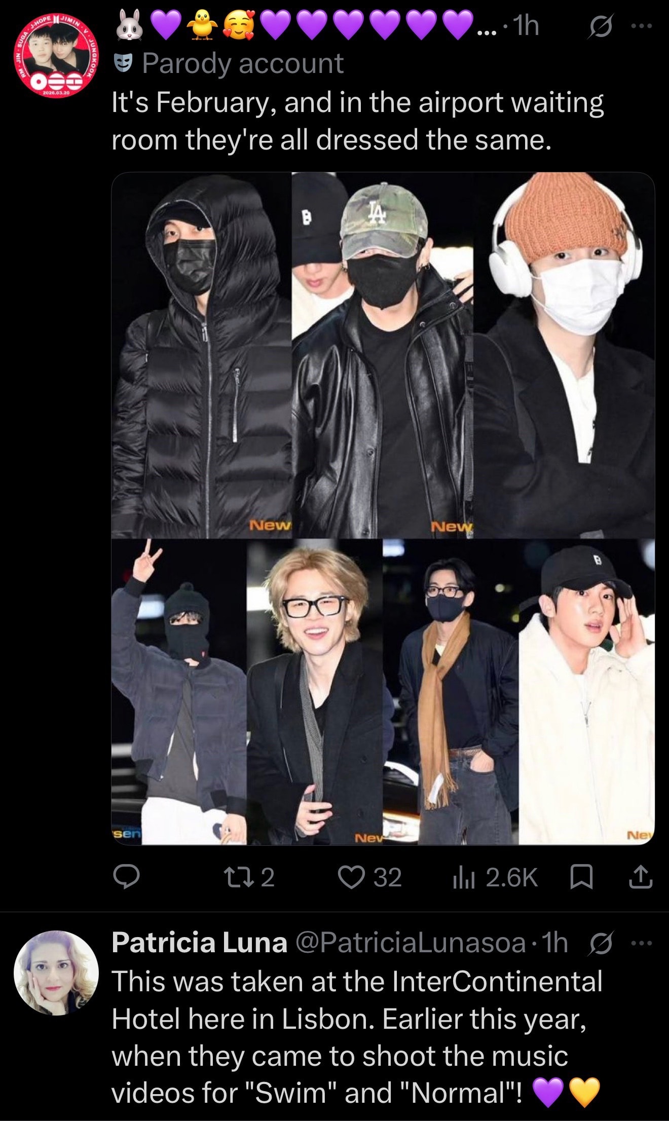 Jin Jimin Jungkook photo (photo 2 of 2)