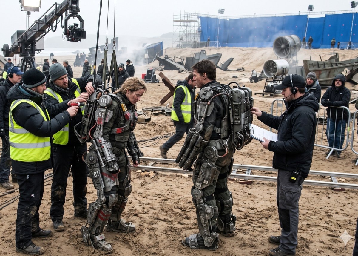 Edge of Tomorrow exosuit set photo