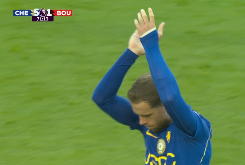 Jordan Henderson Chelsea celebration