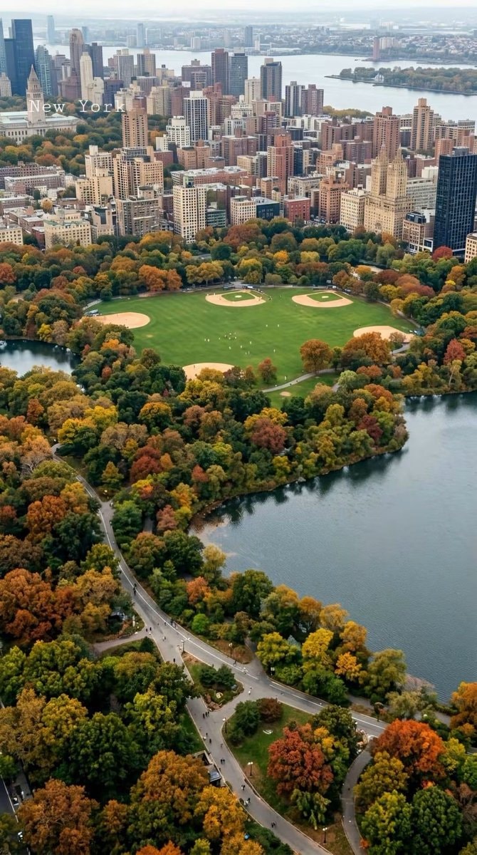 Central Park New York in autumn