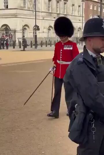 British Foot Guards Pace Sticks