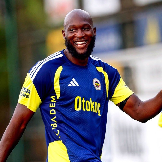 Romelu Lukaku first Fenerbahçe training