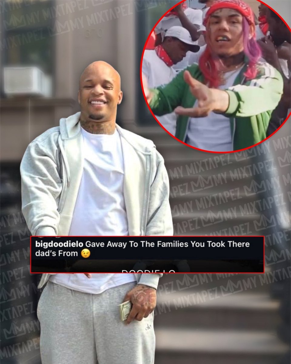 Doodie Lo gives money in 6ix9ine's hood