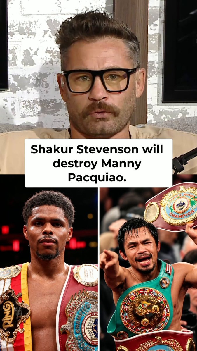 Shakur Stevenson vs Manny Pacquiao prediction Shakur Stevenson vs Manny Pacquiao prediction
