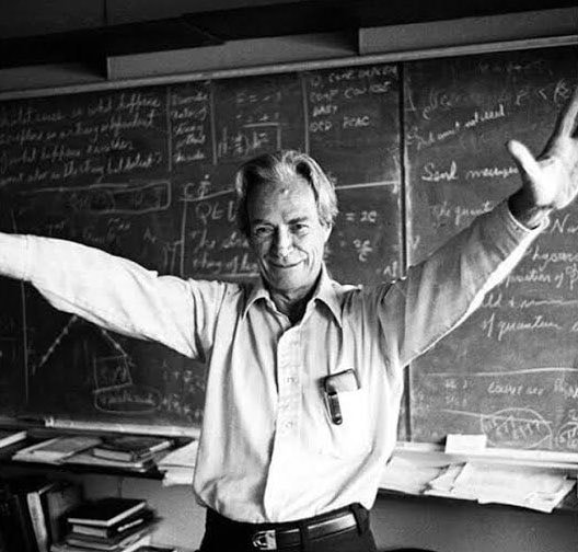 Richard Feynman quote chalkboard