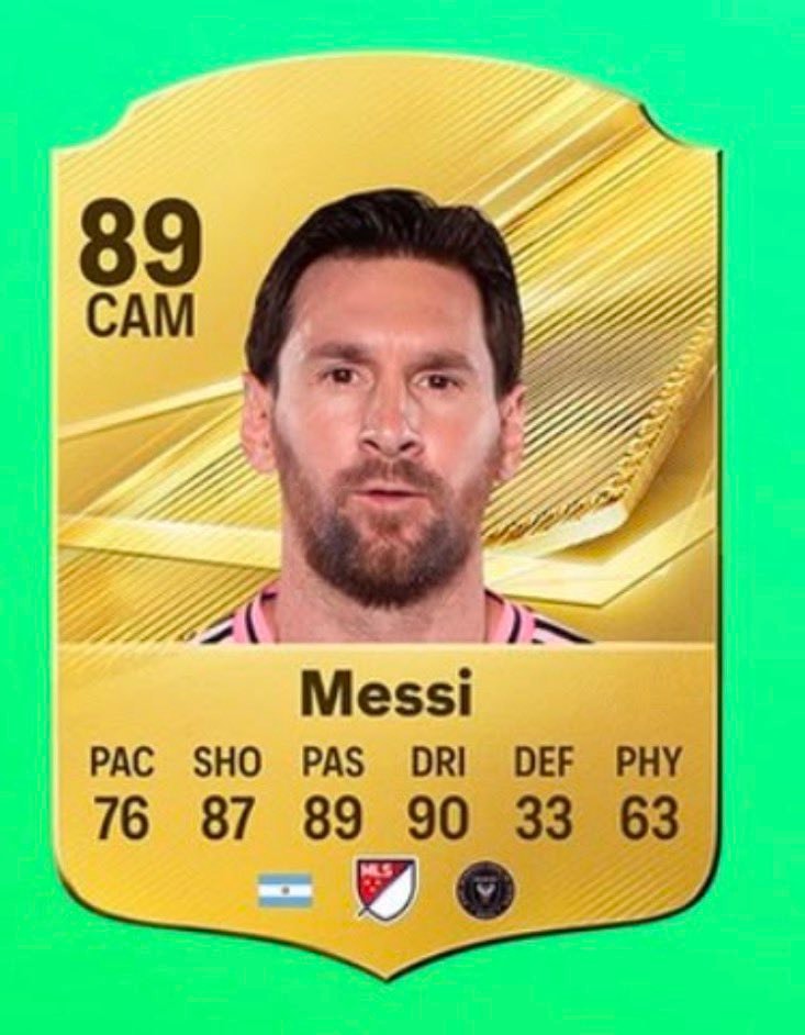 Lionel Messi FC 27 rating (photo 2 of 2)