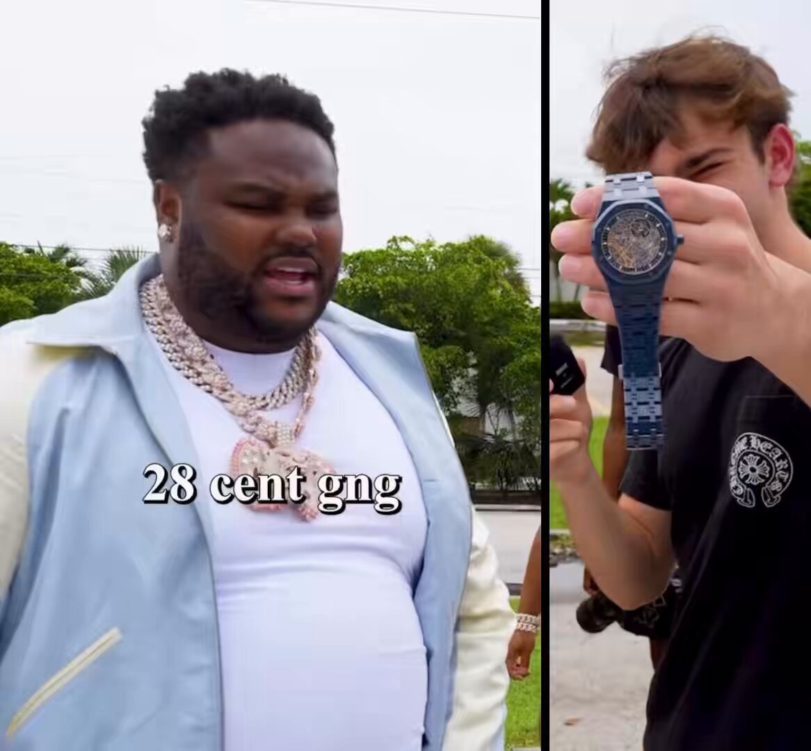 Tee Grizzley gives $500,000 AP watch to interviewer Tee Grizzley gives $500,000 AP watch to interviewer