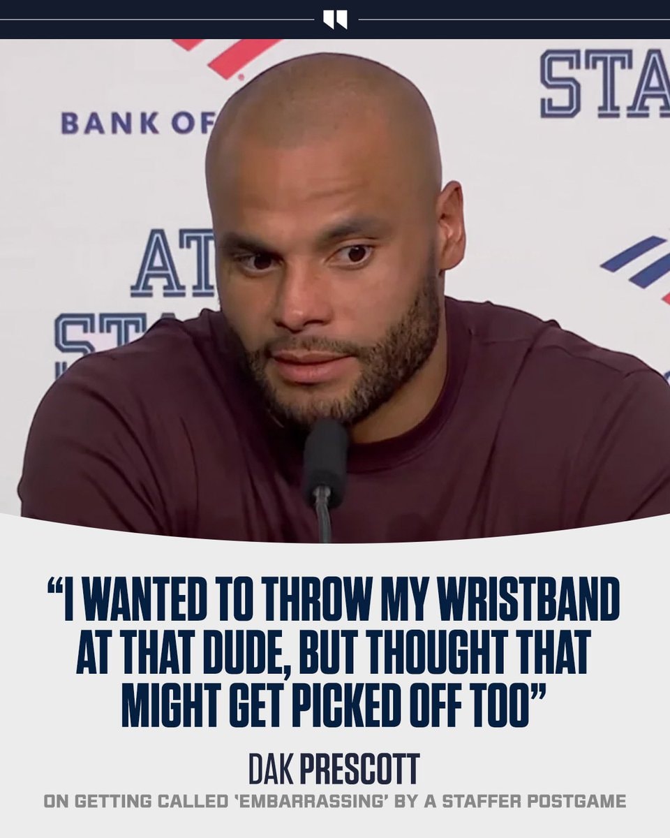 Dak Prescott postgame incident