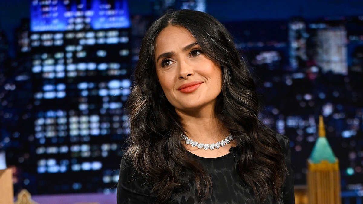 Salma Hayek Jimmy Fallon Birthday Cake