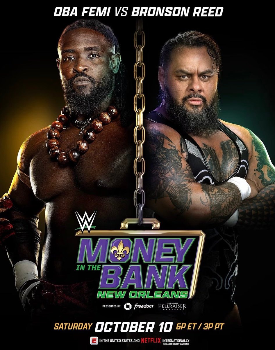 Oba Femi vs. Bronson Reed Money in the Bank