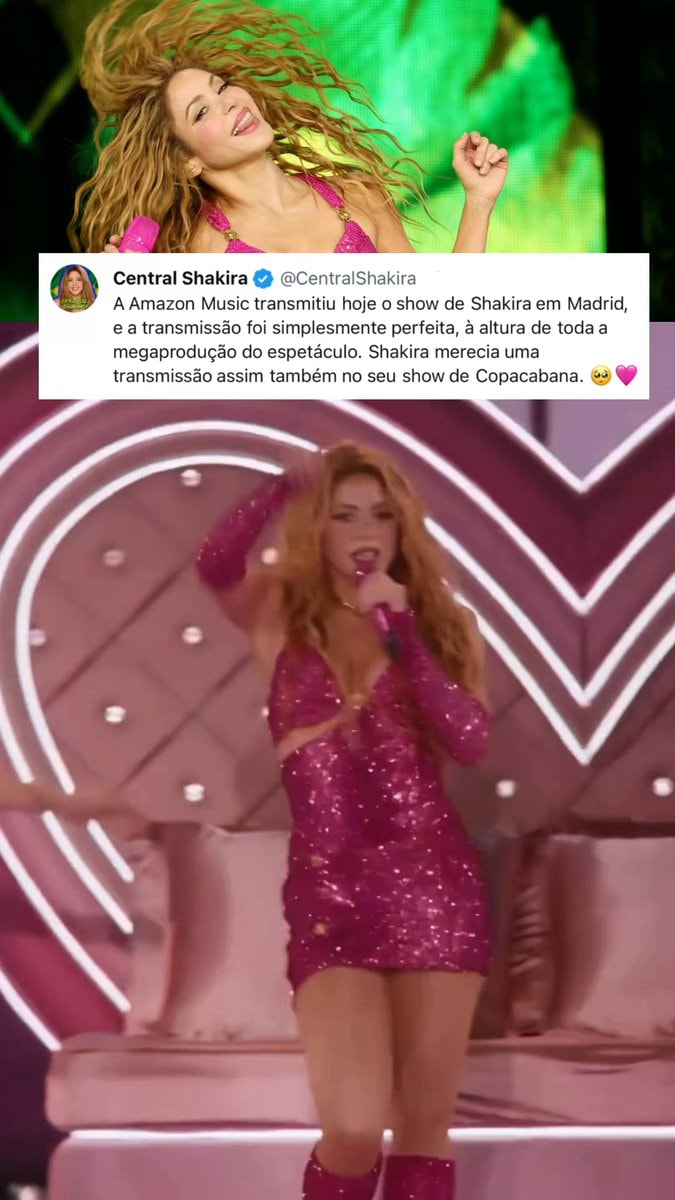 Shakira Amazon Music Madrid livestream ❤️🌎