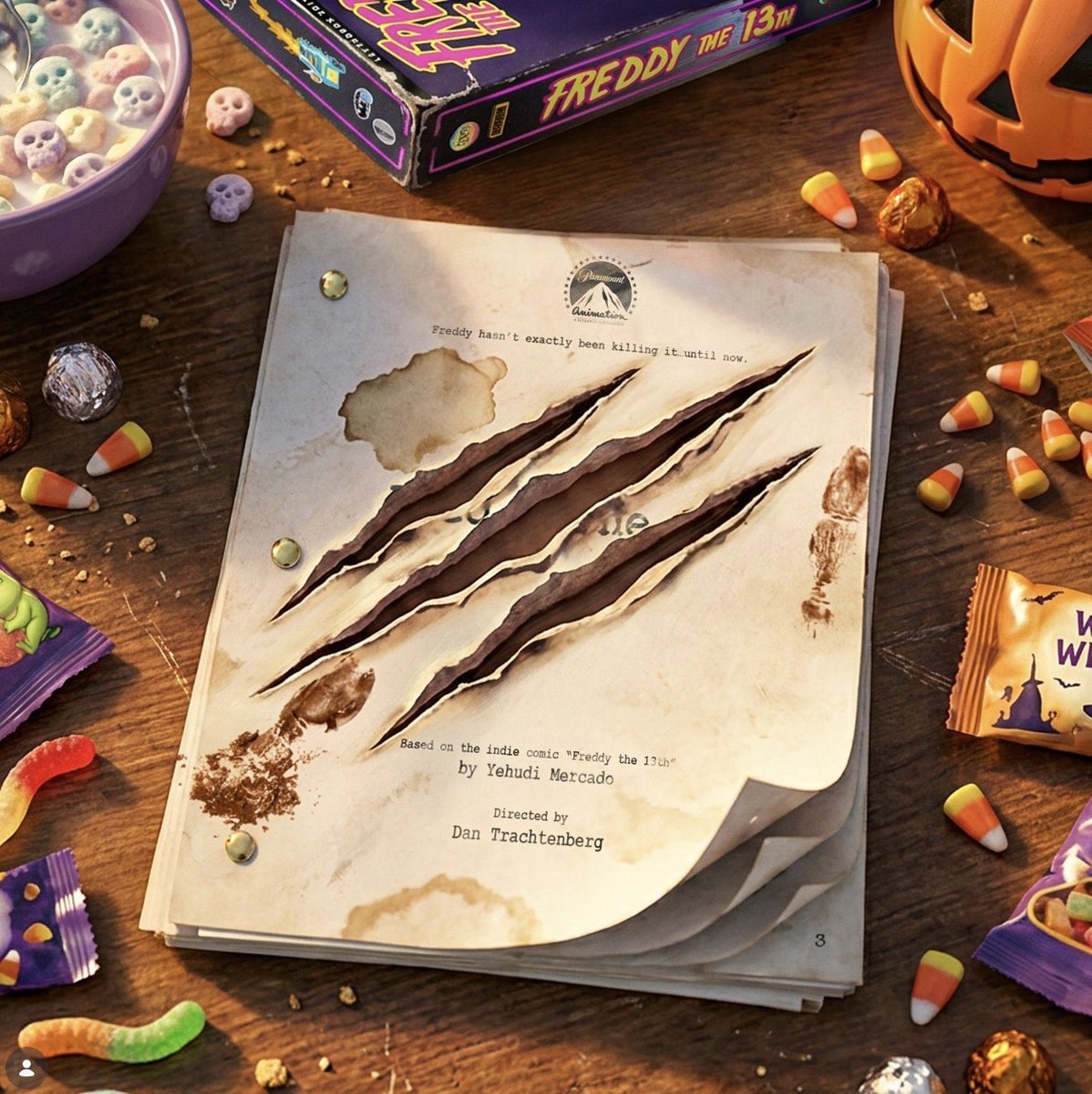 Freddy the 13th Dan Trachtenberg Paramount Animation Freddy the 13th Dan Trachtenberg Paramount Animation
