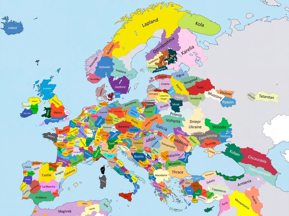 Historical regions of Europe