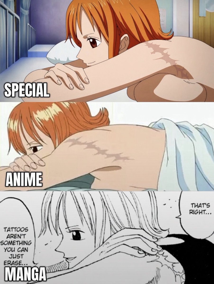 Nami One Piece comparison