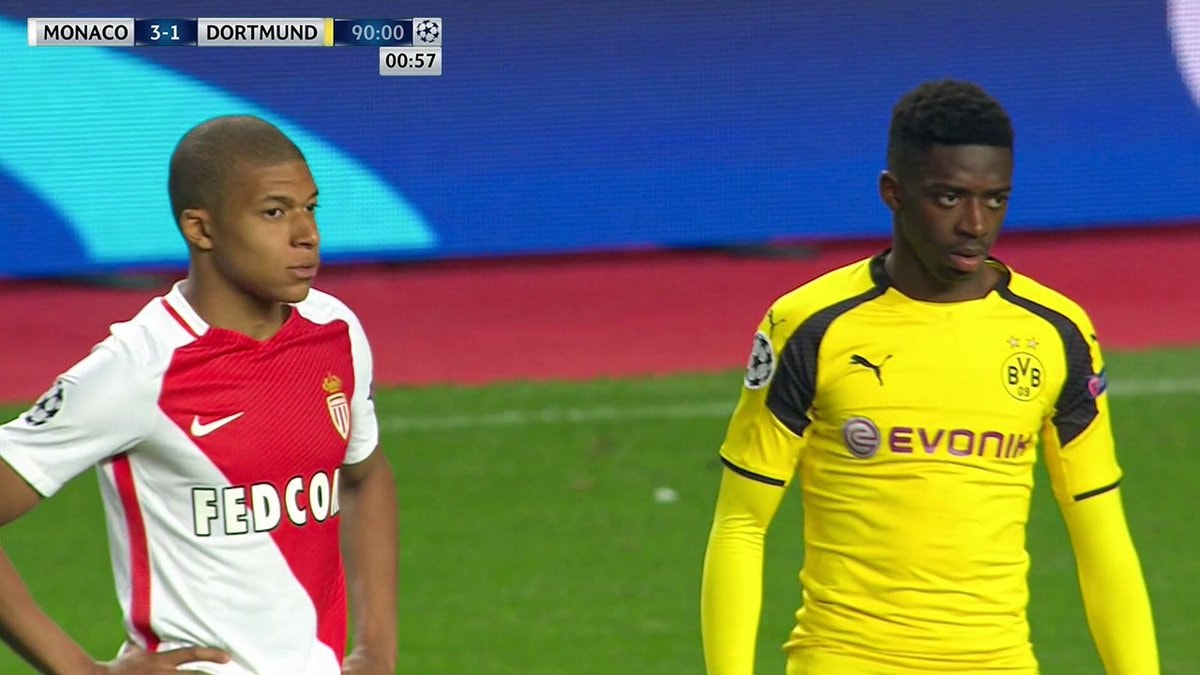 Kylian Mbappé vs Ousmane Dembélé 2017