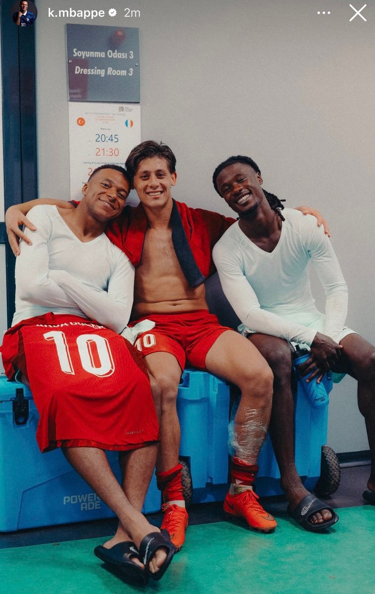 Kylian Mbappé Arda Güler Camavinga