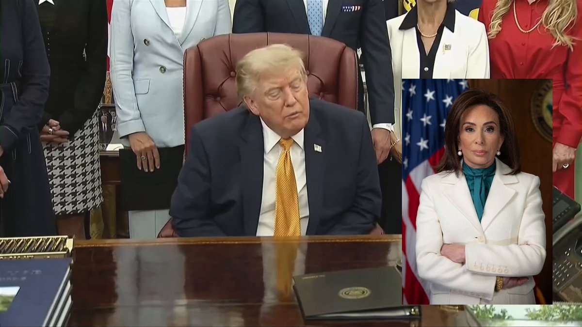 Trump on Jeanine Pirro Reflecting Pool charges