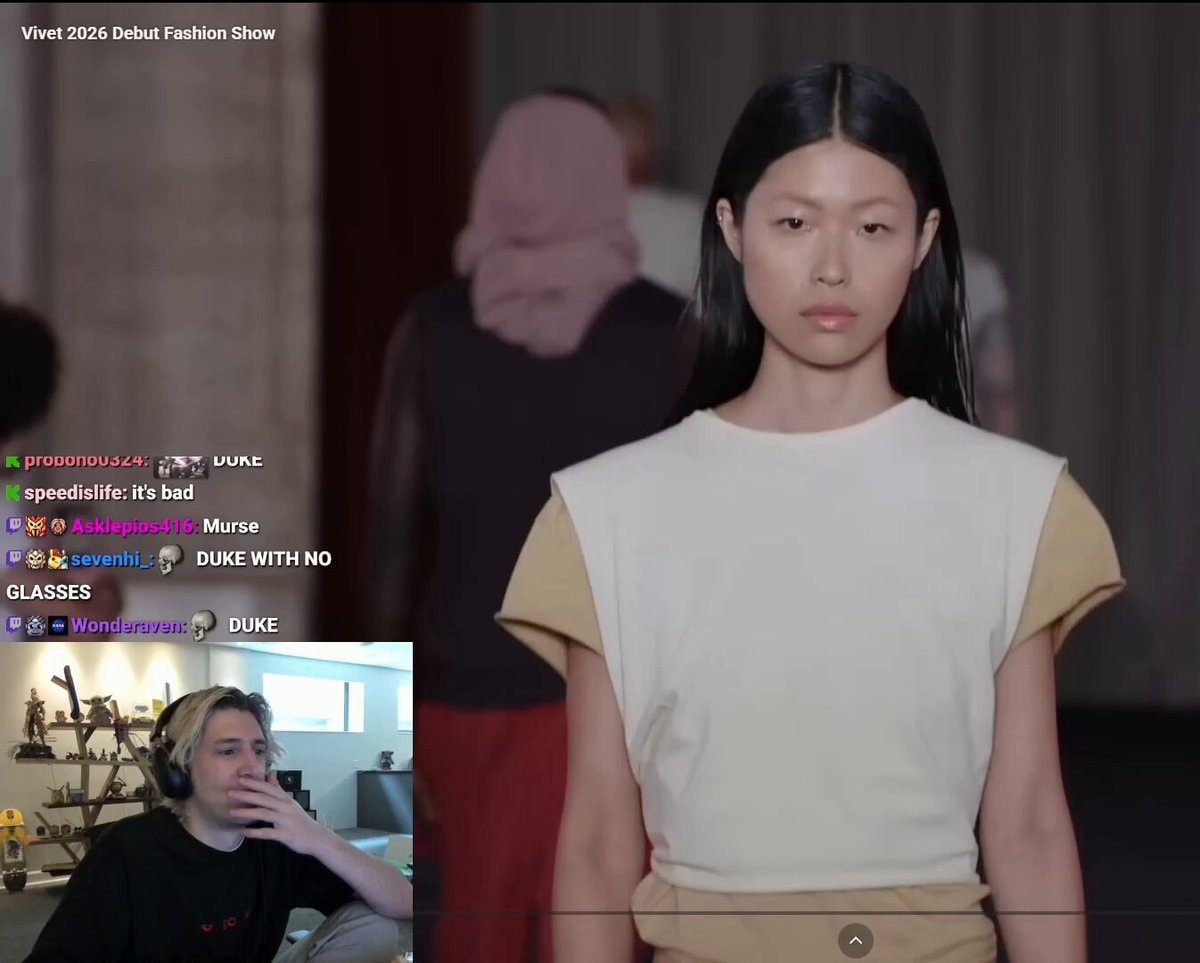 xQc critiques Kai Cenat VIVET fashion show