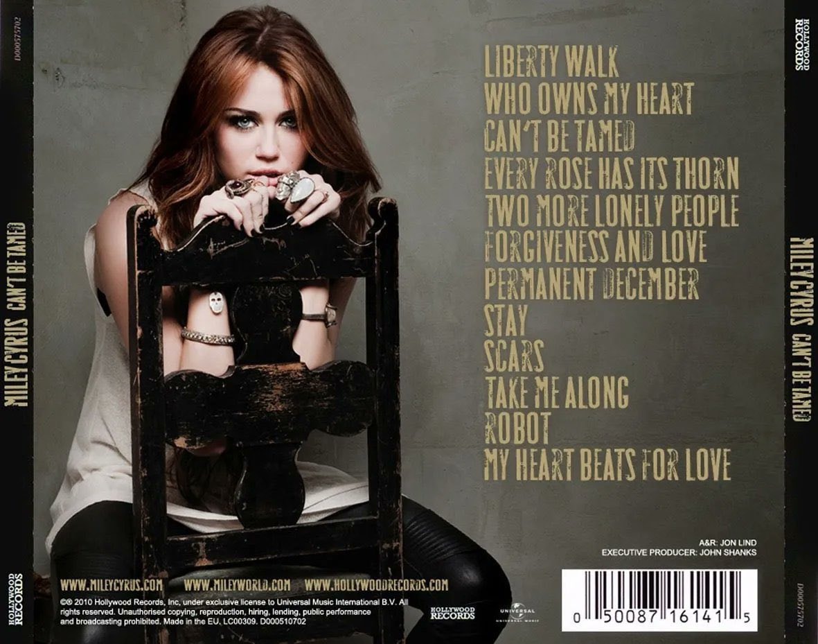 Miley Cyrus Can't Be Tamed anniversary (photo 2 of 2)