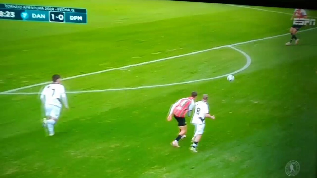 Meloce fall Danubio goal Papelito Fernandez