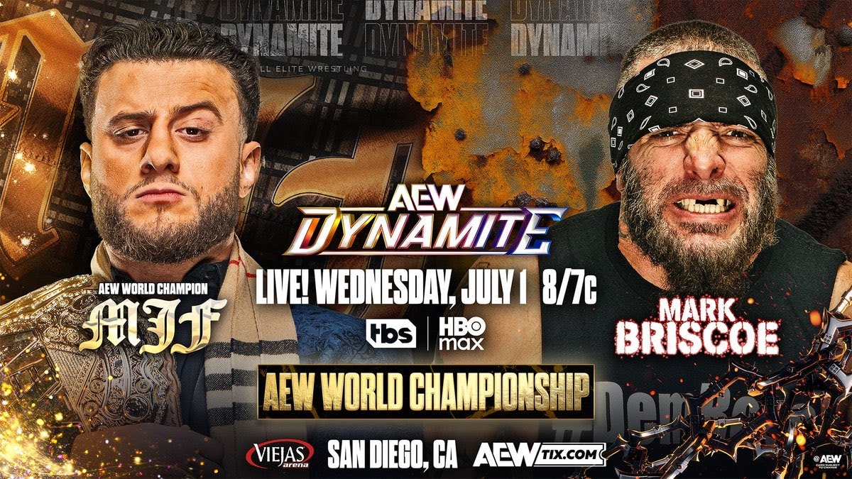 MJF vs Mark Briscoe AEW Dynamite 4.5 stars
