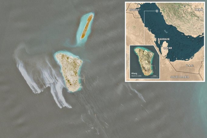 Iran oil spill Kharg Island 🇮🇷 (photo 3 of 3)