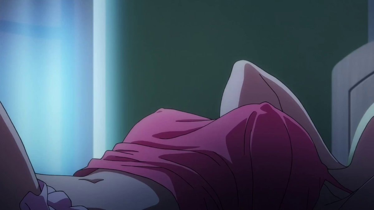 anime character lying down