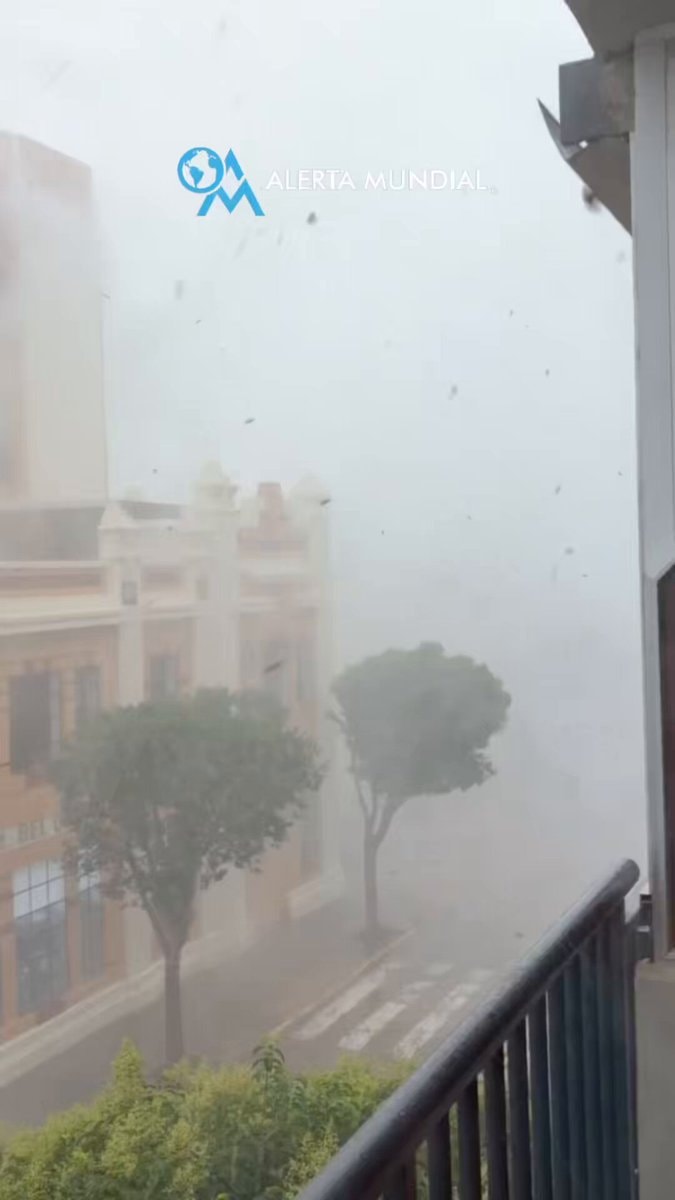 Valencia Spain storm damage