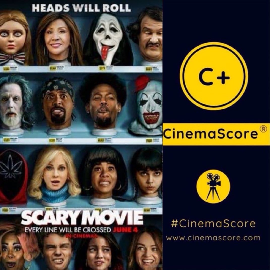 Scary Movie 6 C+ CinemaScore Scary Movie 6 C+ CinemaScore