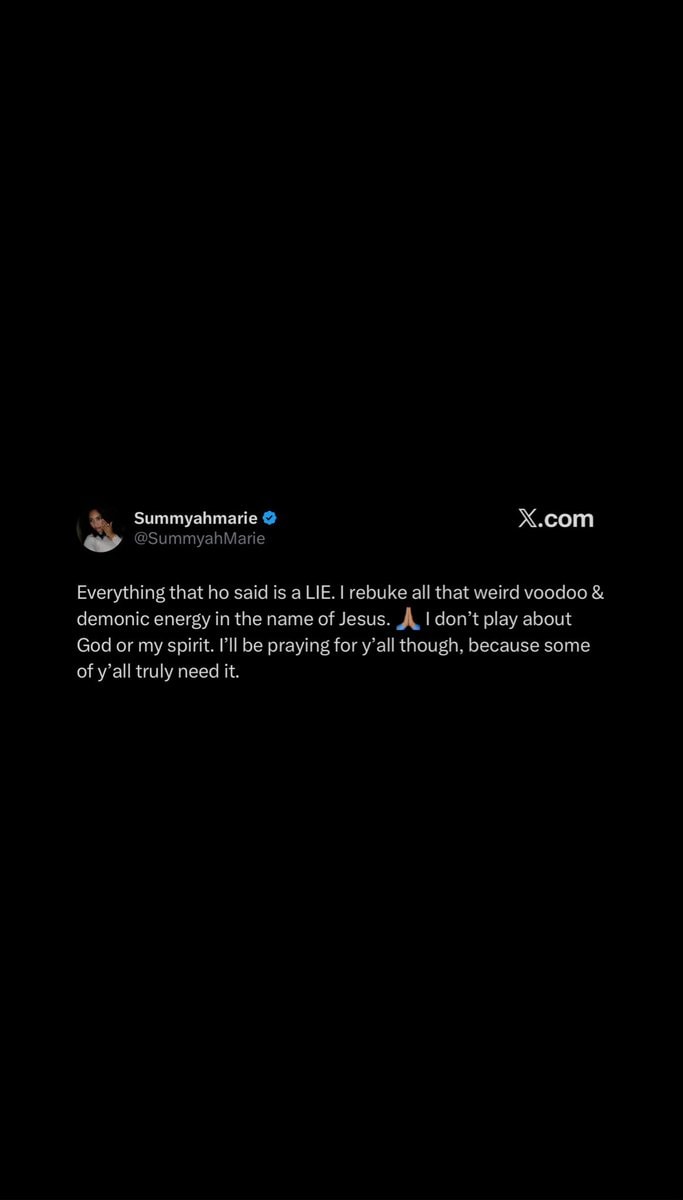 Summyah denies Tatiana Chanell allegations (photo 2 of 2)