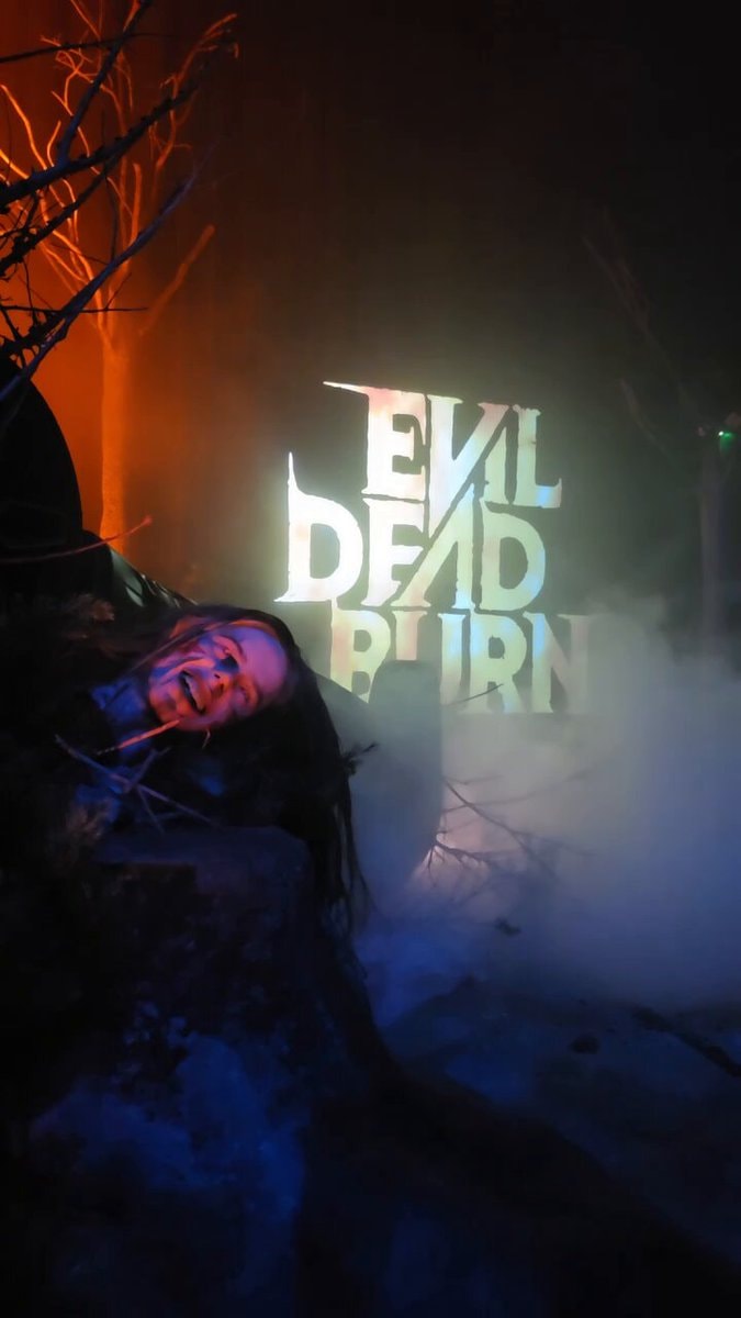 EVIL DEAD BURN maze at Universal Halloween Horror Nights Orlando
