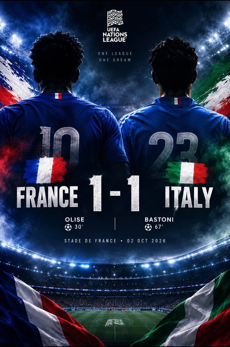 Man of the Match France vs Italy