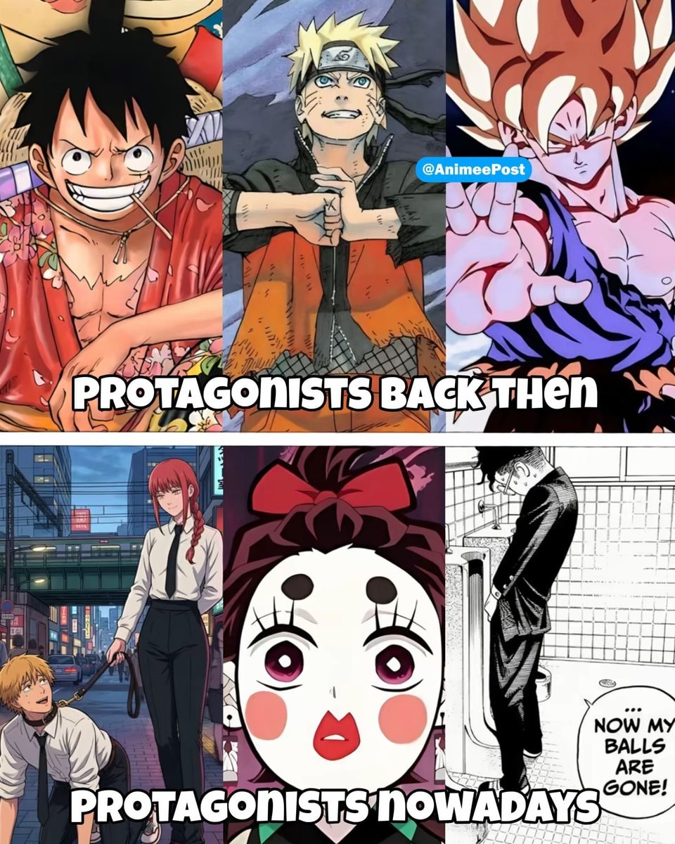 shounen MCs evolution meme