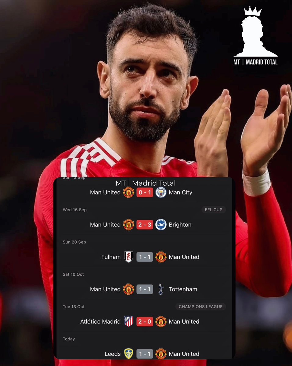 Bruno Fernandes Manchester United streak