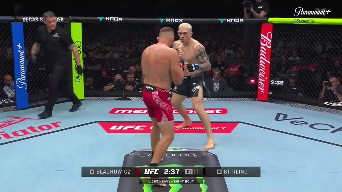 Stirling TKO Blachowicz UFC Belgrade
