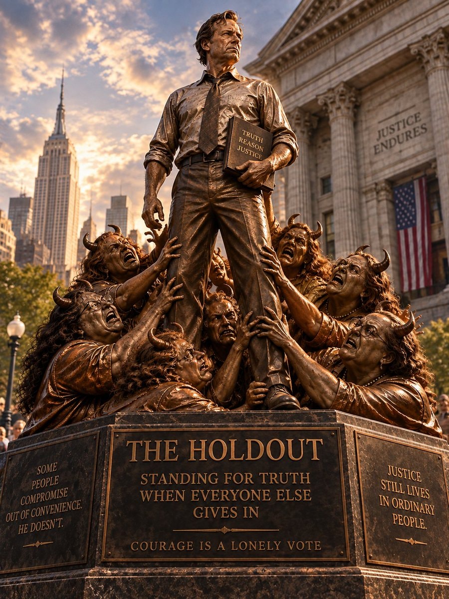 Build a statue for the Holdout Build a statue for the Holdout