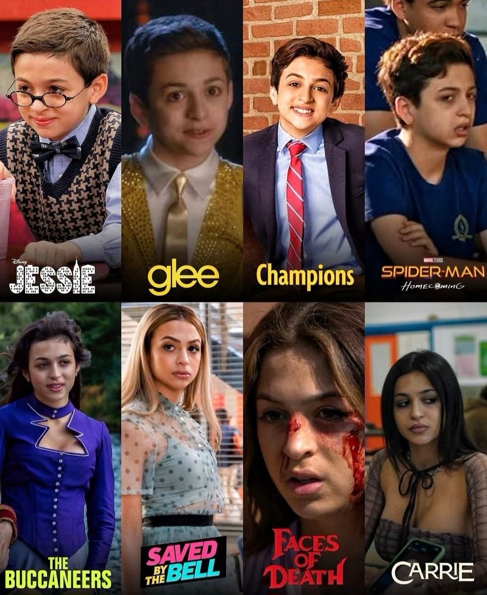 Actor versatility collage