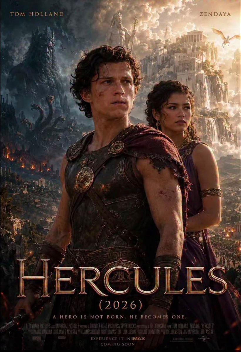 HERCULES 2026 Tom Holland Zendaya HERCULES 2026 Tom Holland Zendaya