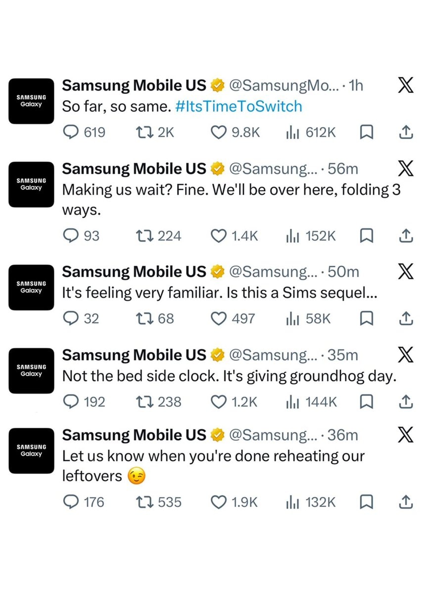 Samsung Welcome to foldables vs iPhone Duo (photo 2 of 2)