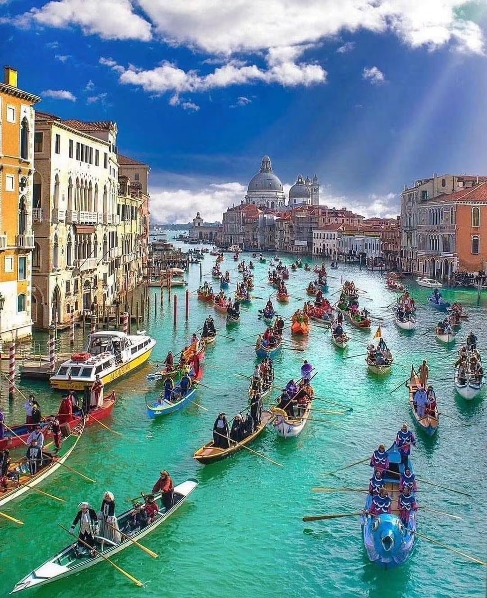 Venice Italy gondolas