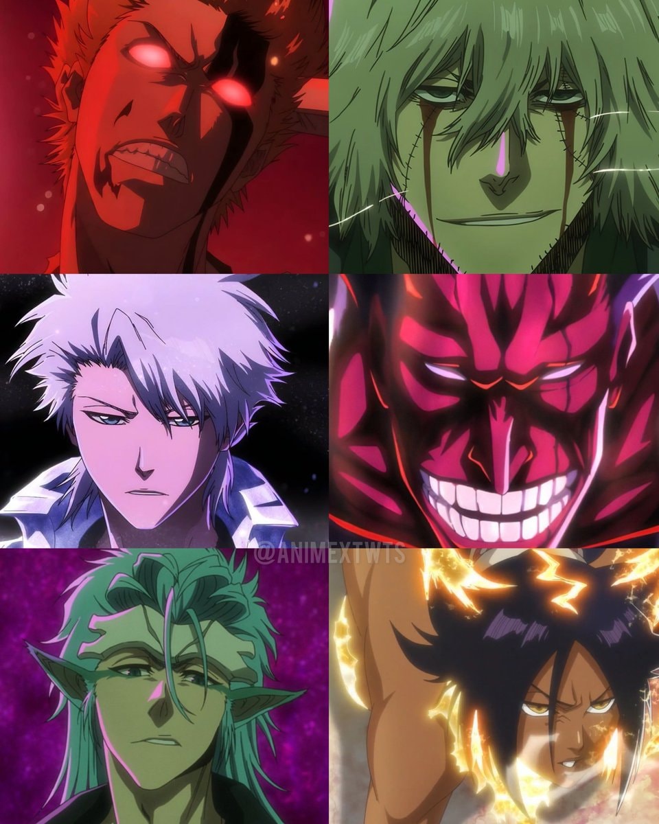 Bleach character collage